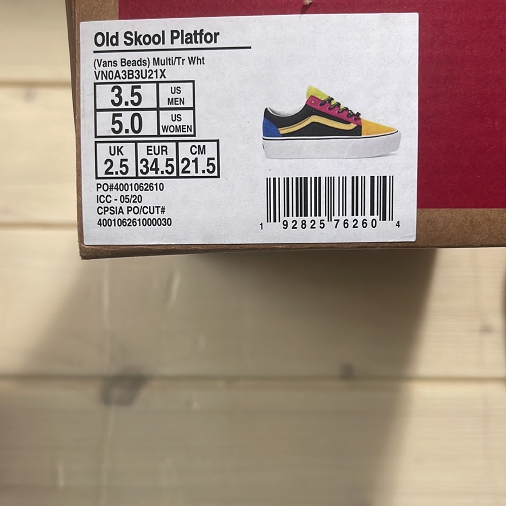Vans old act platform (vans beads) NWT - Picture 7 of 9